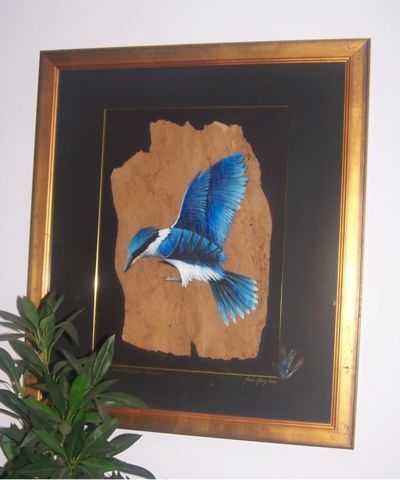 (image for) Original Forest Kingfisher - SOLD - Click Image to Close