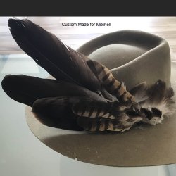 Wedged Tailed Eagle & Brown Falcon Hat Mount