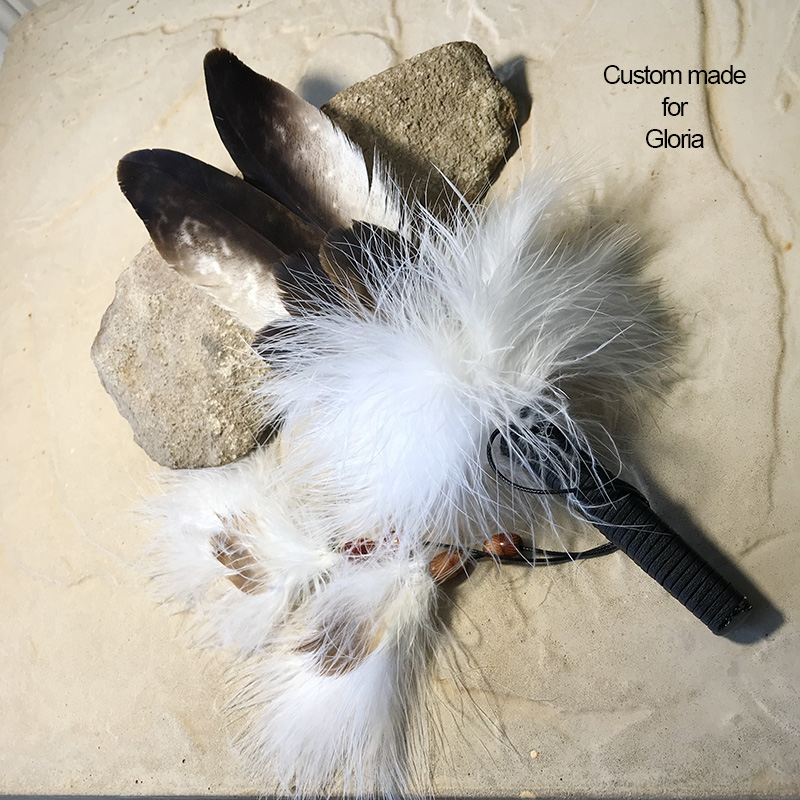(image for) Wedged Tailed Eagle Feather Mini Smudge Fan