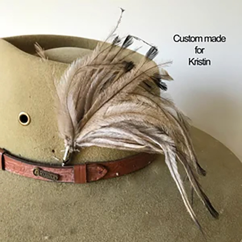 (image for) Hat Pin, Emu Feathers, Akubra