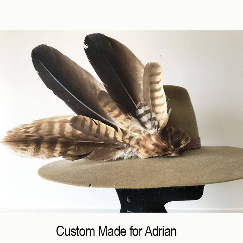 (image for) Wedged Tailed Eagle & Brown Falcon Hat Mount