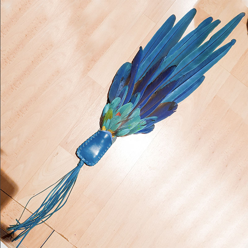 (image for) Macaw Spirit Smudging Fan