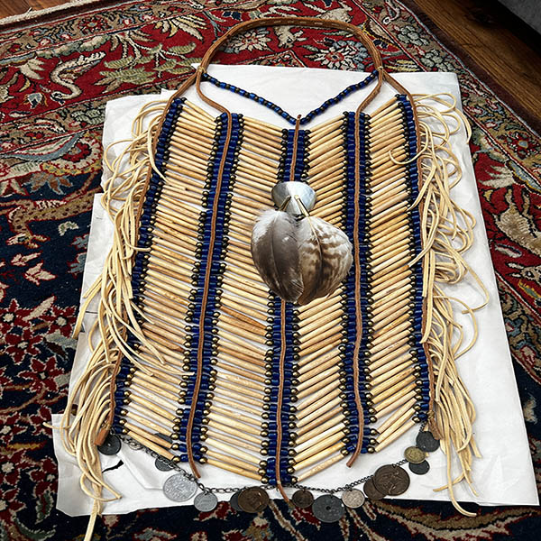(image for) Breast Plate with Eagle Feathers