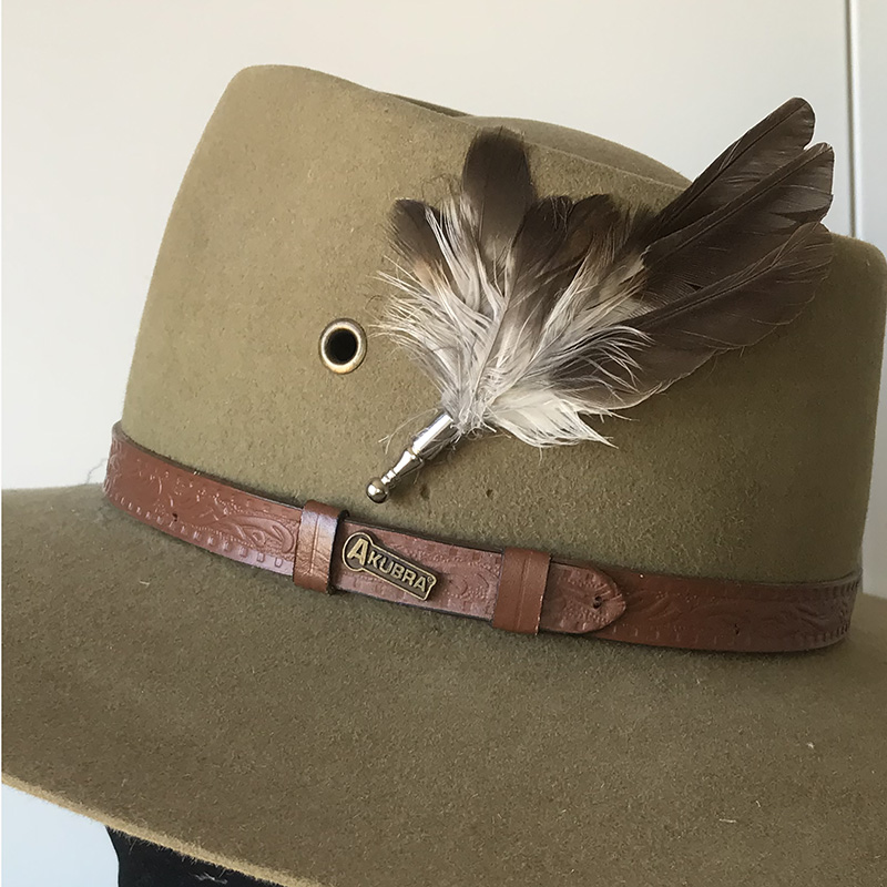 (image for) Hat Pin Laughing Kookaburra Wings